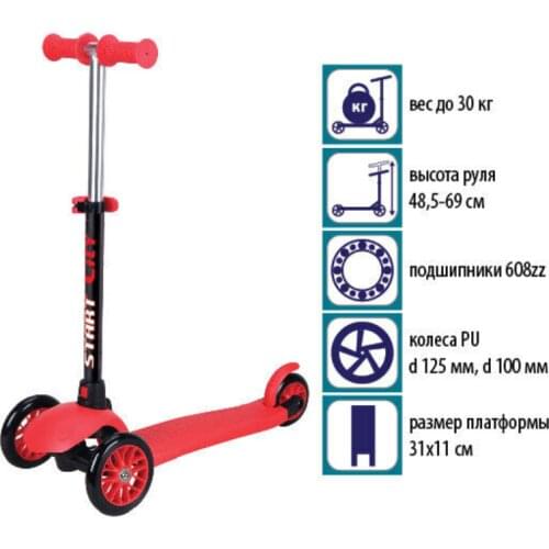 Слайдер Three-wheeled Scooters