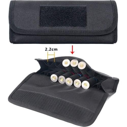 Molle Tactical Shell Pouch Military Shooting Hunting Waist Bags 12Gauge 12GA Ammo Holder Bandolier Cartridge Bag Magazine Pouch