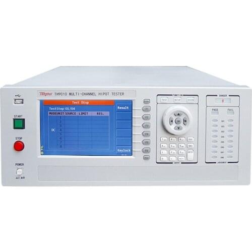 TH9010 8 Separate Channel Parallel Safety Tester with Key-Lock Function