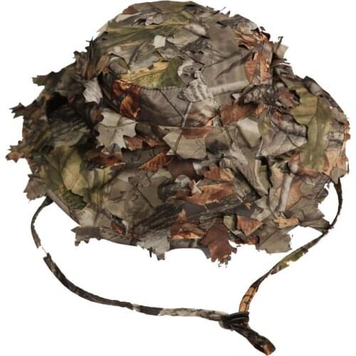 Outdoor Army fans field CS camouflage hat leaves bionic camouflage hat Penny cap hunting round cap