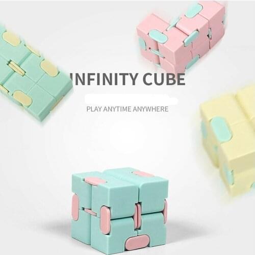 Infinity Magic Cube Toys Puzzle Cube Durable Exquisite Decompression Toy For Kid Adults Fidget Case Antistress Anxiety Desk Toy