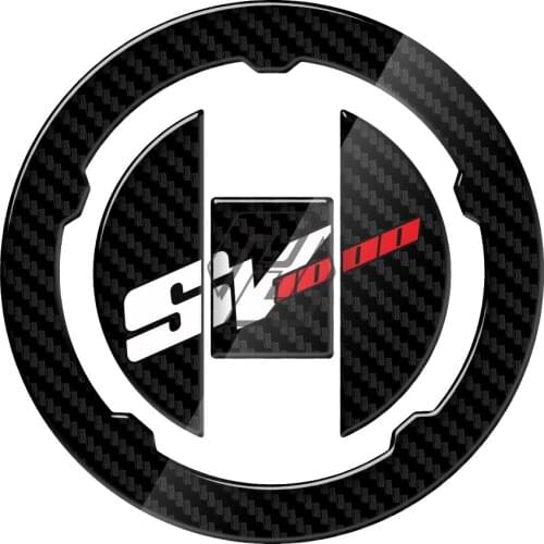 3D Carbon-look Motorcycle Fuel Gas Cap Protector Decals Case for Suzuki SV1000 SV1000S SV 1000S 1000S 2003-2008