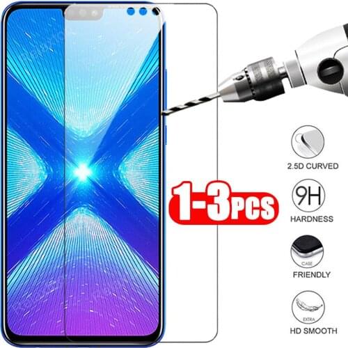 1-3 PCS Tempered Glass for Honor 8x Honor8x Screen Protector for Huawei Honor 8c 8a 8s 8 c a Glass for Honor 8 x Protective Film