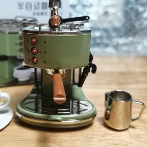 1set Metal Coffee Pot Miniature Dollhouse Kitchen Cooking Untensil Accessories Toy