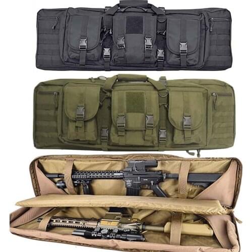36 Inch Military Airsoft Assault Gun Bag Backpack Tactical Double Rifle Bag Case Carbin Outdoor Shooting Hunting Carrying Bag
