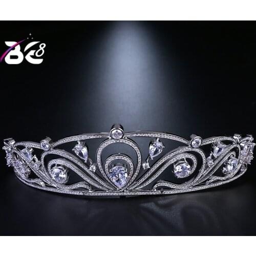 Be 8 Hot Sale Charm Tiaras and Crowns Wedding Hair Jewelry for Brides Bridesmaid Accessories Tiara De Noiva H077