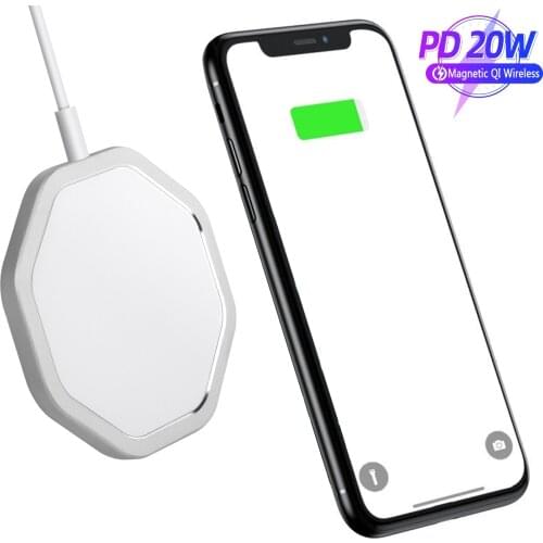Wireless Charger For iPhone 12 xiaomi huawei Type-c Magnetic Wireless Charging Compatible With QI Mobile Phone Wireless Charger
