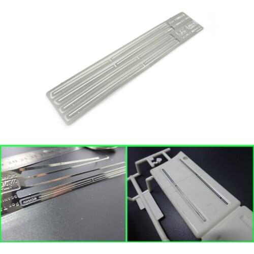 6x4 Side Skirt Decorative Strip Metal Version for 1/14 Tamiya RC Truck Trailer Tipper Scania 470 620 730 Car Diy Parts