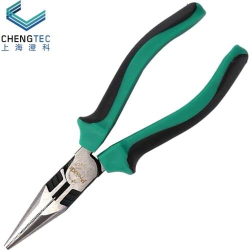 Baogong Two-color Titanium Needle-nose Pliers Proskit 1PK-709DS