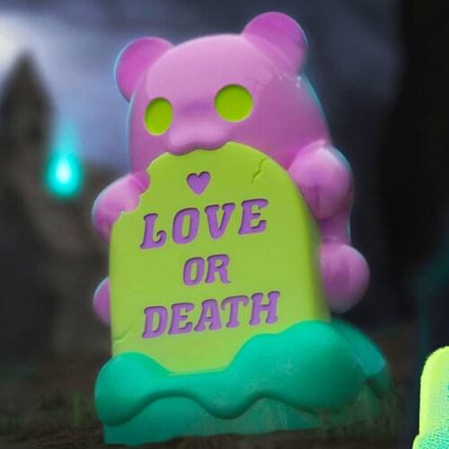 Anime SHINWOO Ghost Bear Love Or Death Original Blind Box Figurine Action Figure Cartoon Model Toys Doll Desktop Collection