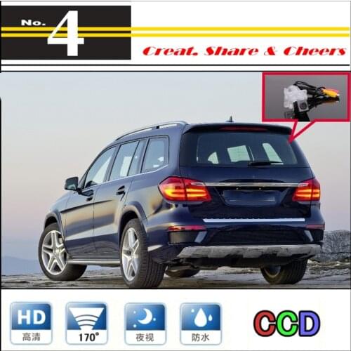 High Quality Rear View Back Up Camera For Mercedes Benz GL G Class MB X166 Car Camera For PAL / NTSC To TG Tuning / CCD + RCA