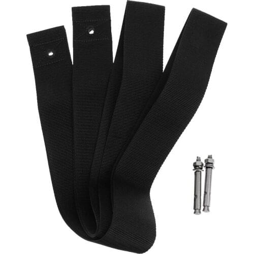 2 Pieces Black Webbing Straps Surfboard Longboard SUP Board Sling Wall Storage Strap Hanger Keeper Surfing Accessories