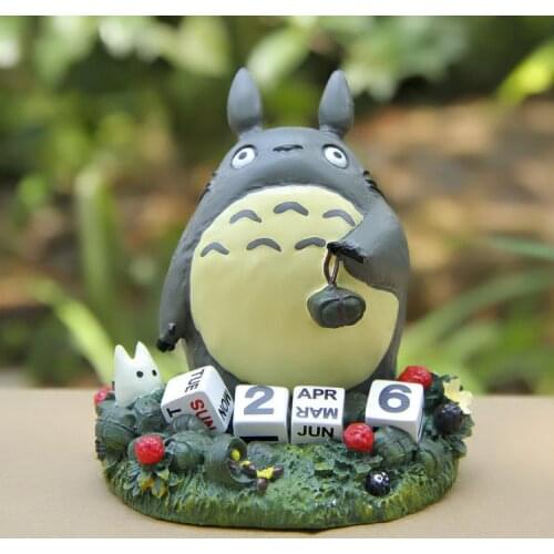 Totoro Doll Studio Ghibli My Neighbor Totoro Bobble Head Action Figure PVC Car Decor Collectible Model Toy For Kid Birthday Gift