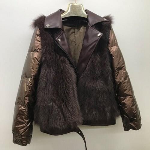 Top Selling Outerwear Fur Coat Women Real Fox Fur Sheepskin Jacket Autumn Fur Coat