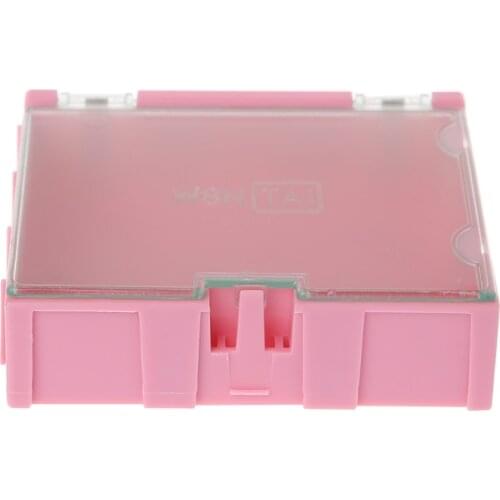 Mini SMD SMT Electronic Box IC Electronic Components Storage Cases 75x63x21mm