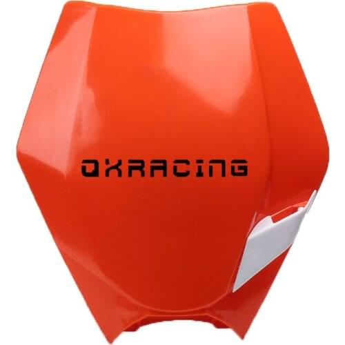 MX Plastic Front Name Number Plate For 2013-15 SX SXF XCF 125 250 350 450 Dirt Bike Motocross Enduro