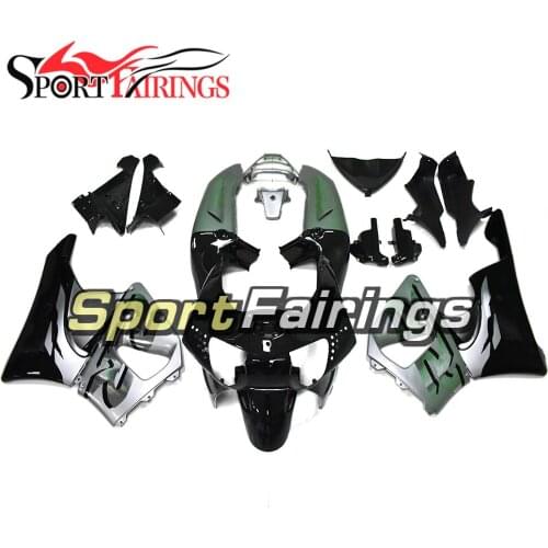 Flat Silver Black Full Fairing Kit For Honda CBR900RR 919 98 99 CBR900 RR 1998 1999 ABS Plastic Bodywork New Fairings Customize
