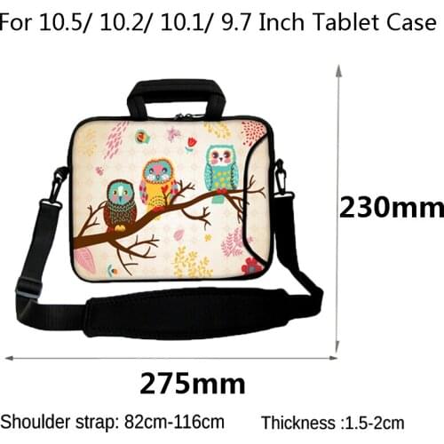Valentines Day Feb 14 Gift Laptop Case For Samsung IPad Asus Huawei Teclast 9.7" 10.2" 10.5" 10" Tablet Bags Briefcase Handbags