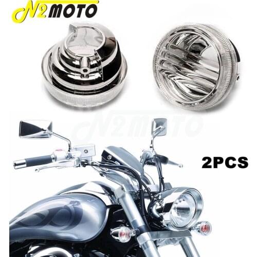 Clear 2pcs Motorcycle Turn Signal Lenses For Suzuki Boulevard C109R M109R M50 C50 C90 VL800 Volusia 1500 Intruder 2005-2012