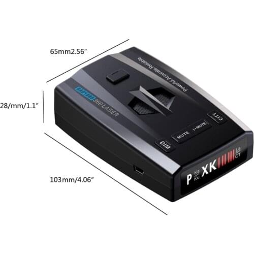 RAD1000 Radars Detectors Car Detector Anti Radars Multi-language Car Speed Monitoring Detector 40GF