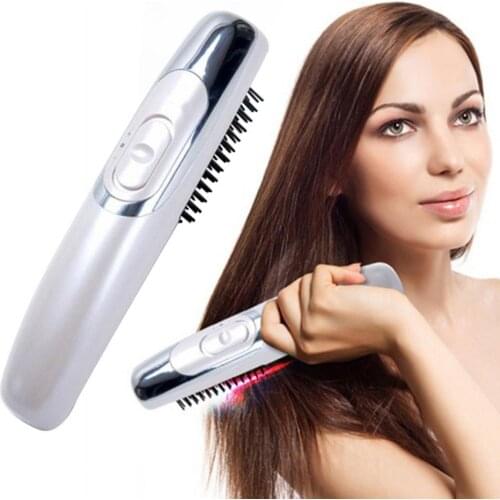 Hair Growth Comb Electric Laser Antistatic Anti-Hair Loss Scalp Massage Comb Brush Hair Growth Regrowth Comb Styling Tool Brush