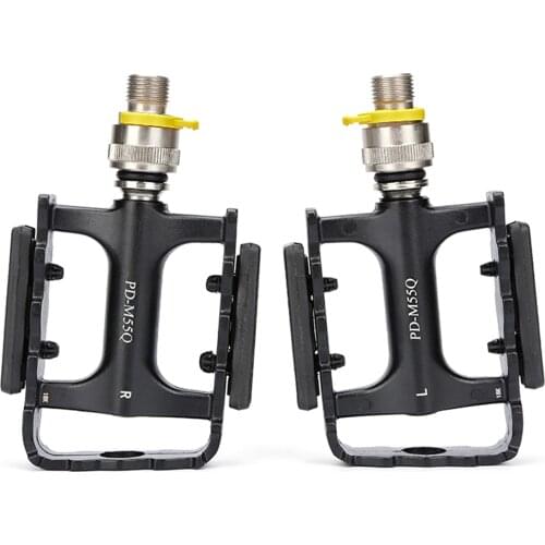 Bike Pedal Safety Buckle Non-slip Aluminum Alloy Bearings Bicycle Pedals Ultralight Anti-slip CNC Road MTB Bike Pedals