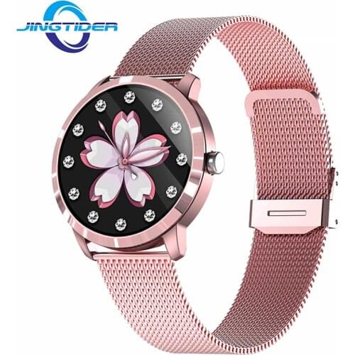 Q8L Women Smart Watch Lady 1.09" IPS HD Color Screen Female Physiological Cycle Womens Watches Heart Rate Blood Pressure Oxygen