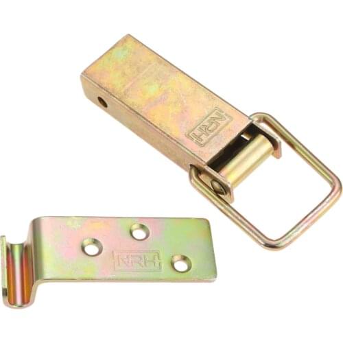 1Pc 100*26mm Iron Toolbox Lock Wooden Box Catch Clasp Hasp Latch Jewelry Box Hinges Hasp Furniture Hardware Accessories