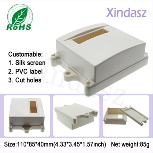 110*85*40mm plastic extruded enclosure box waterproof monitor enclosure