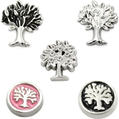 20Pcs/lot Tree of Life Floating Charms Hand-made DIY for Glass Lockets