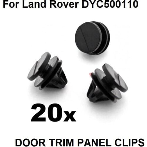 20x Exterior Door, Sill & Wheel Arch Moulding Trim Clip- For Land Rover DYC500110