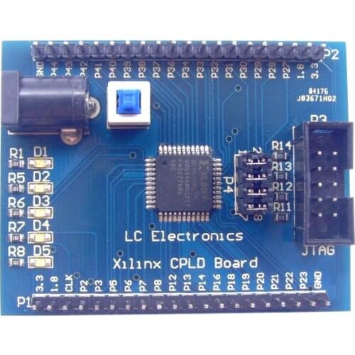 3.3V Xilinx XC9536XL CPLD Test Learn Development Board with JTAG Interface