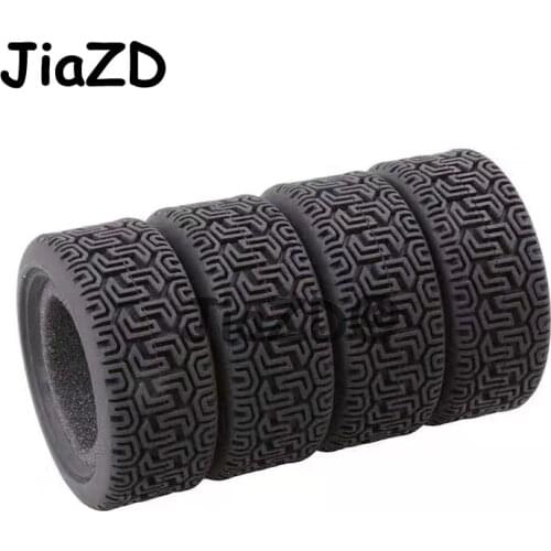 4Pcs/Set high quality Grain Run-flat Car Rubber Wheel for Traxxas Tamiya HPI Kyosho 1/10 On-Road Run-flating RC Car A11