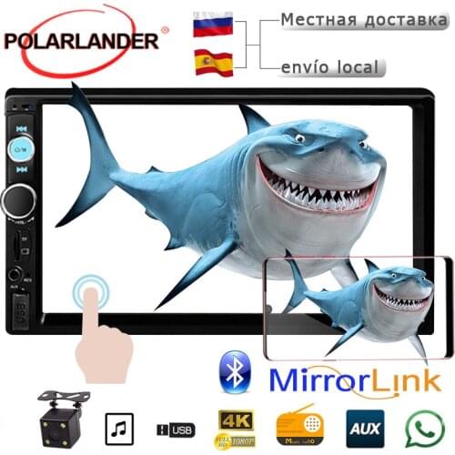 13 languages Car Radio MP5 MP4 Player Support TF/USB/FM/Auxin Double 2 DIN touch screen Stereo Support Rear camera Mirror Link