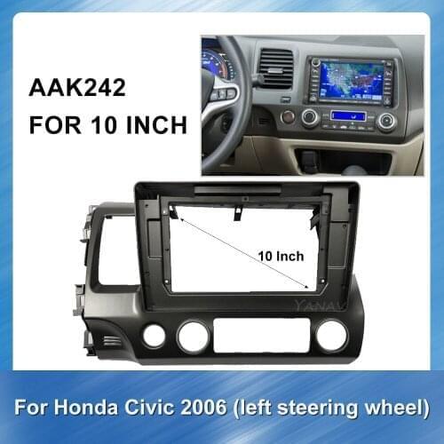 Car Audio Panel Adaptor Refitting Kit frame For Honda Leptide Civic 2006 Car Stereo Receiver Facia Panel Frame Fitting Adaptor