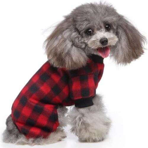 Base Shirt Dog Pajamas Jumpsuit Winter Pet Products Teddy Yorkie For Dogs Pet Cat Chihuahua Dog Clothes Pet Accessories Tool