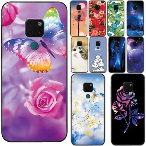 For Huawei Mate 20 Case 6.53" Soft Silicone Back Cover For Huawei Mate 20 Protective Case For Huawei Mate 20 TPU Cool Phone Capa