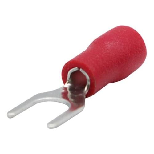 Quality assurance 1000PCS SV series lug cable wire connector cold-pressed terminal fork type Y type U type terminal