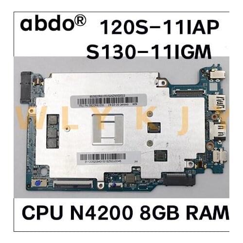 For Lenovo 120S-11IAP S130-11IGM laptop motherboard 120S-S130 with CPU N4200 8GB RAM support M2 hard drive tested 100% work