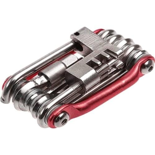 Multi-function 11 In 1 Cycling Bike Bicycle Repair Tool Kit Set With Saddle Bag Air Pump Tire Maintenance Tool #P2