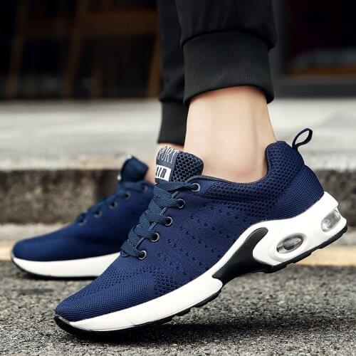 2019 Hot Unisex Men Shoes Breathable Couple Shoes Men Sneakers Chaussure Homme Lovers Shoes Air Cushion Size 36-45 Zapatillas