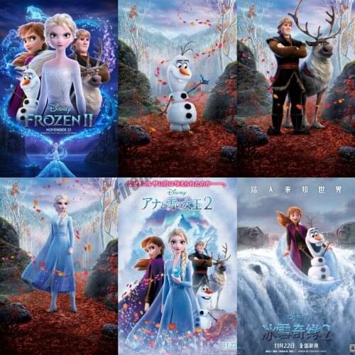 Frozen 2 Movie Disney Anime Diamond Embroidery Diamond Painting Anime Mosaic Full Square Cross Stitch Kits Gift Home Decoration