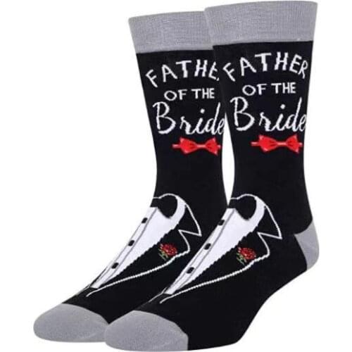 Father of the bride socks Unisex casual socks