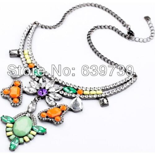 Bulk Price First lady Charm Lime Green Ch Necklace