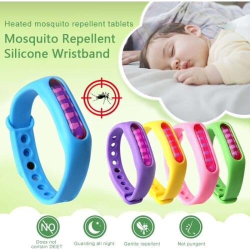 Eco-Friendly Capsule Anti Mosquito Wristband Mosquito Insect Bugs Repellent Bracelet Safe For Children Home Outdoor Pest Reject