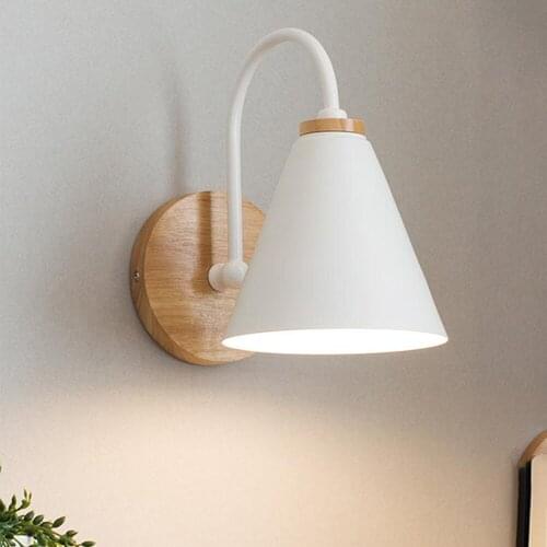Modern Minimalist Wall Lamp Bedside Wall Lamp Restaurant Kitchen Wooden Wall Lamp Nordic indoor lighting LED Light Decor
