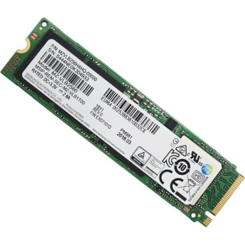 Samsung SSD M.2 PM981 256GB 512GB Solid State Hard Drive M2 SSD Nvme Pcie 3.0X4 Nvme Laptop Internal Disco Duro TLC Pm 981 1Tb