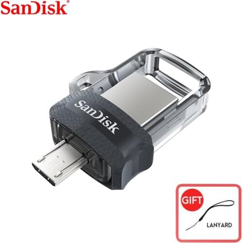 Sandisk Original SDDD3 Extreme high speed 150M/S Dual OTG USB Flash Drive 64GB 128GB 32GB 16GB Pen Drive USB3.0 PenDrive Genuine
