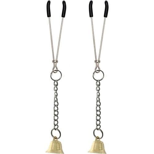 Female Torture Clamps Metal Nipple Clips BreastRestraint Fetish Slave Flirting Sex Toy Bdsm Bondage For Women