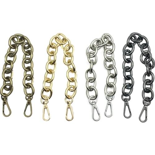 DIY women purse coin bag handle chain stap metal hardware accessories 10pcs/lot